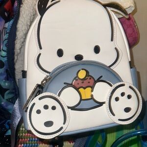 Cute Character Kids Backpack - White and Blue